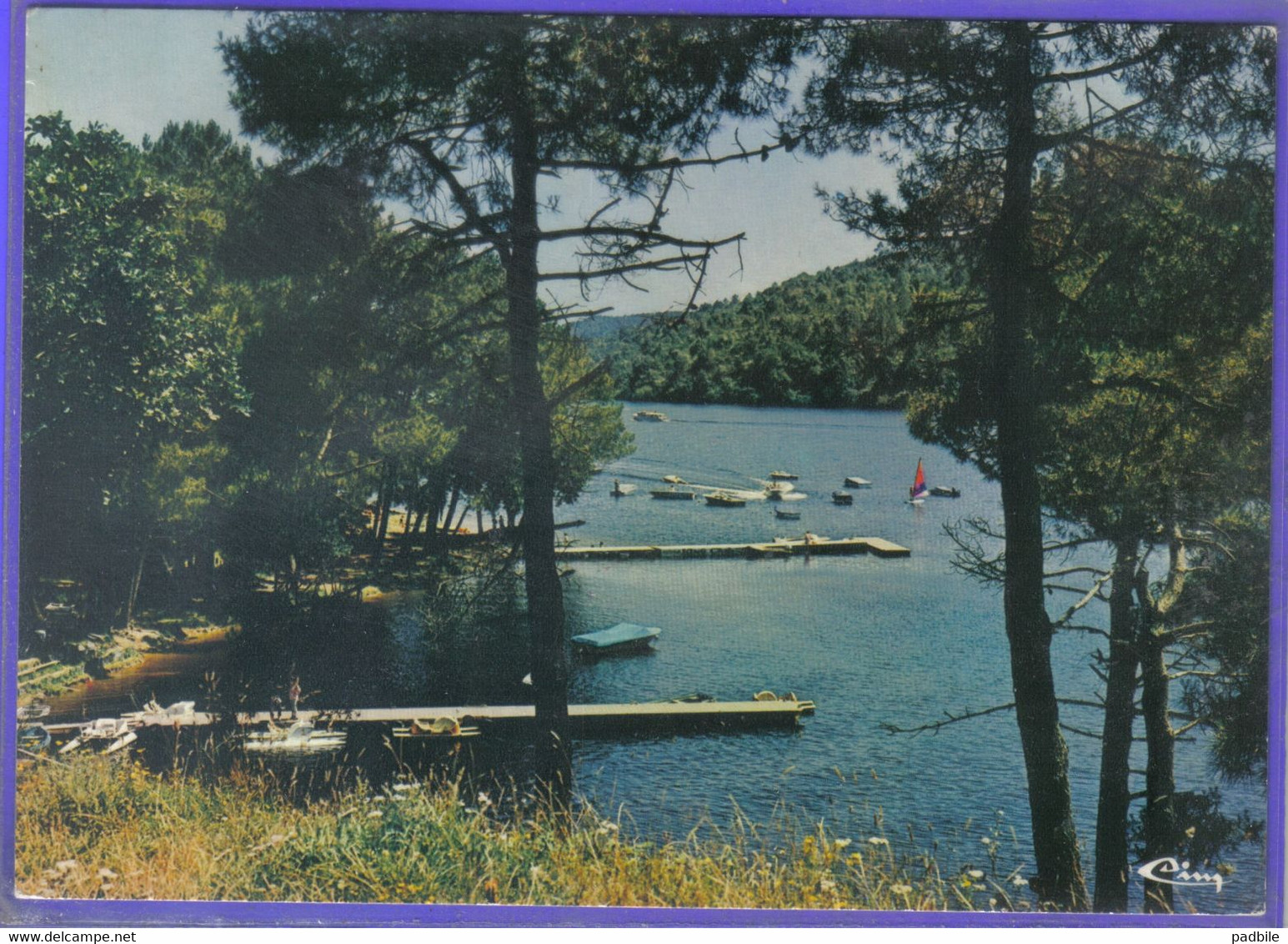 Carte Postale 22. Caurel Le Lac De Guerledan Très Beau Plan - Caurel