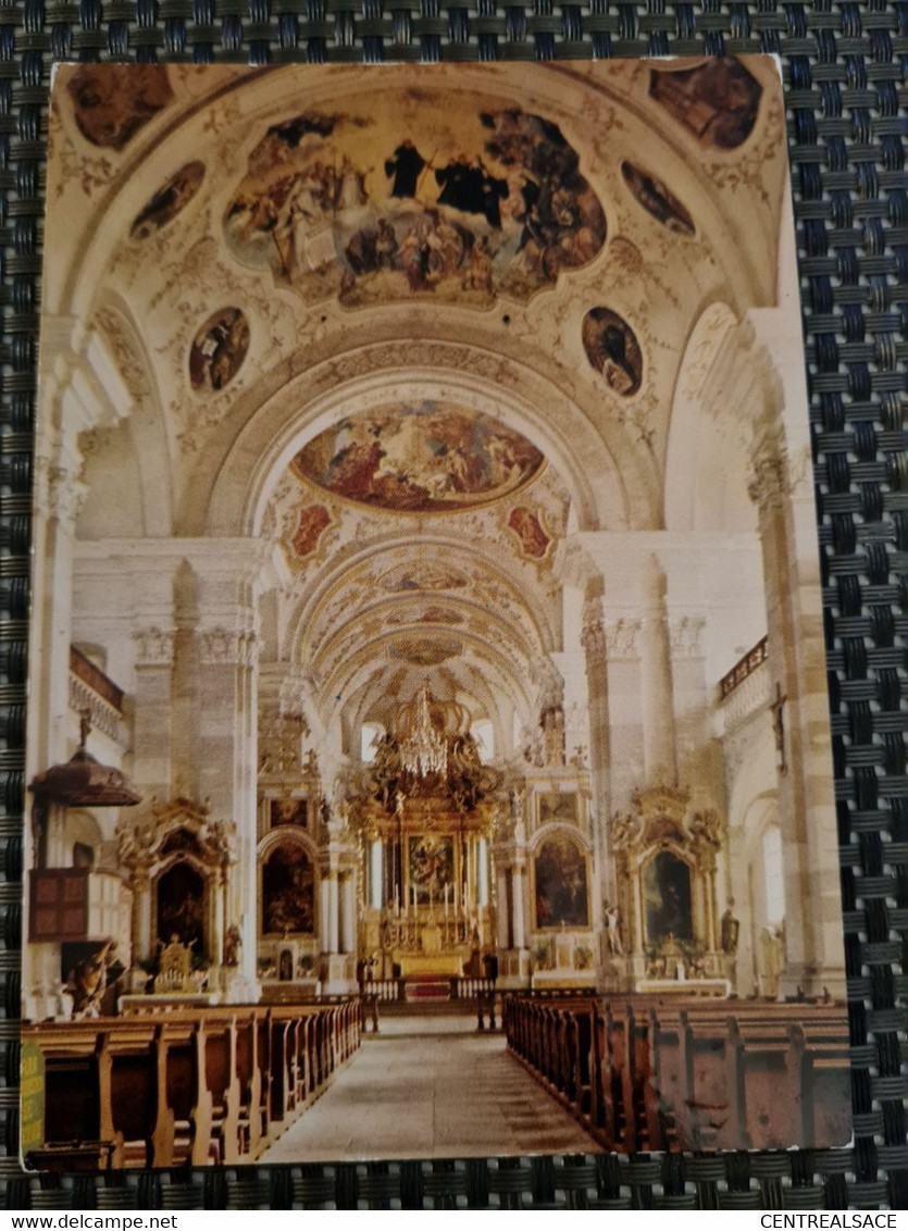 Carte EBERSMUNSTER Eglise Abbatiale Interieur Par STUMB Pierre - Ebersmunster