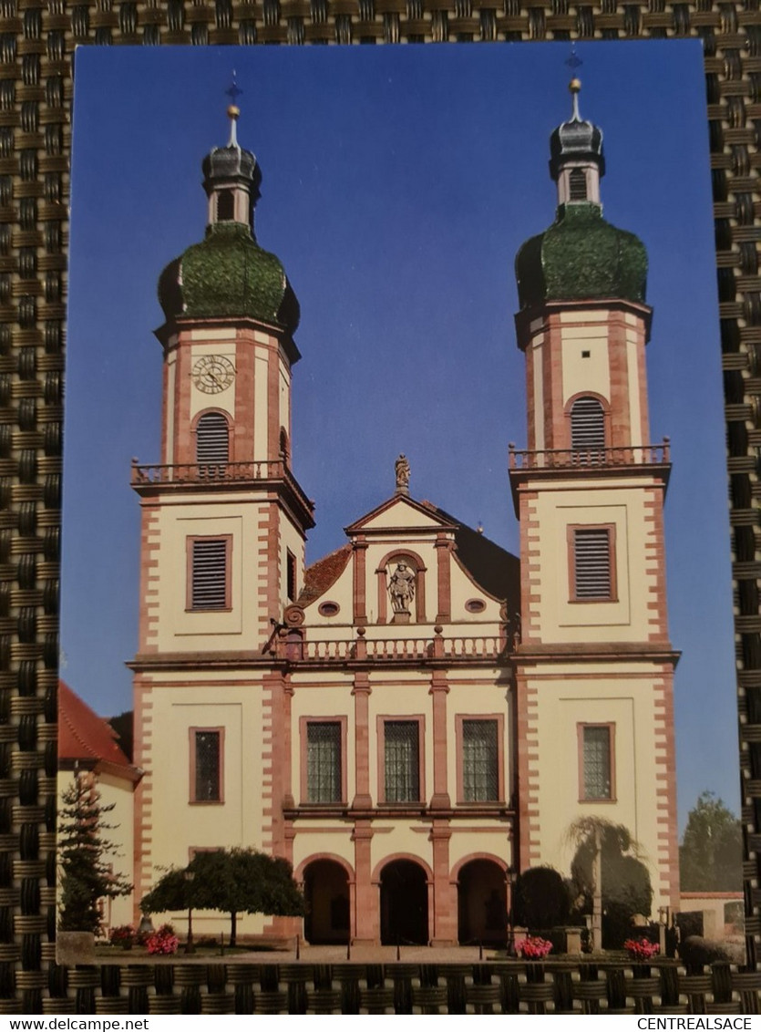 Carte EBERSMUNSTER Eglise Abbatiale Facade - Ebersmunster