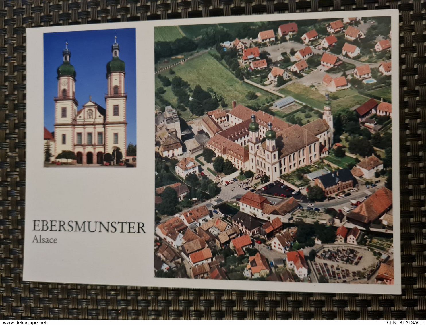 Carte EBERSMUNSTER Eglise Abbatiale Et Couvent - Ebersmunster