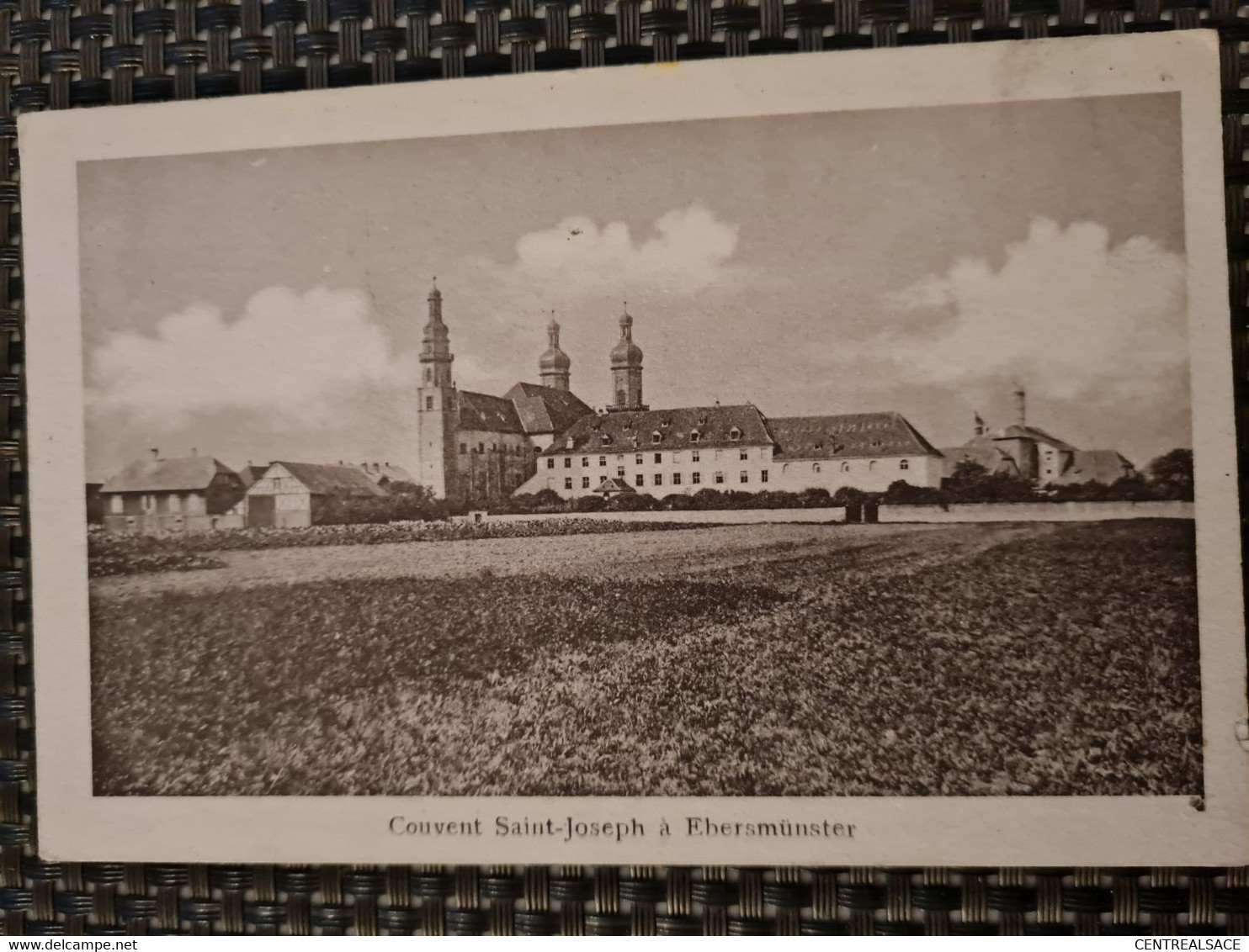 Carte EBERSMUNSTER Eglise Abbatiale Couvent St Joseph - Ebersmunster