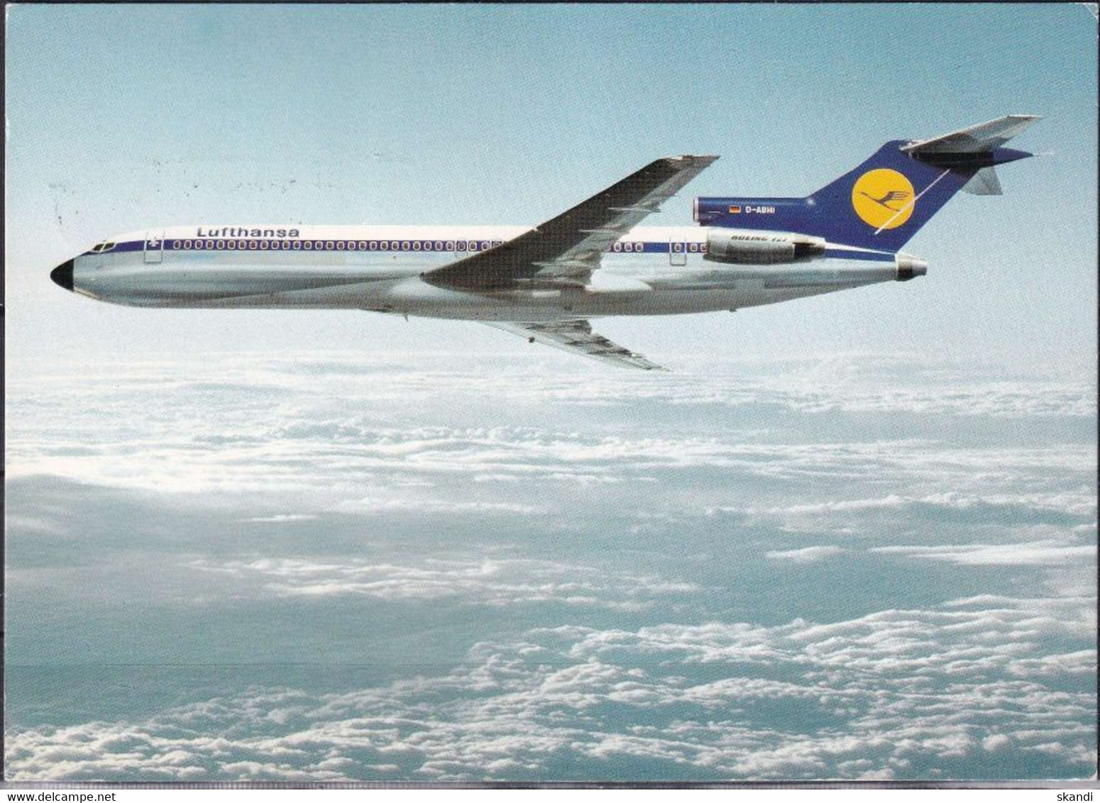 UNO NEW YORK 1978 Postkarte Stuttgart78 Lufthansa Boeing 727 - Covers & Documents