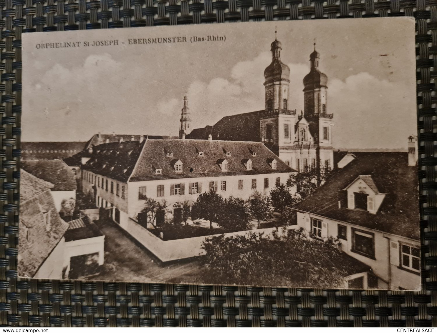 Carte EBERSMUNSTER Eglise Abbatiale Couvent St Joseph Orphelinat - Ebersmunster