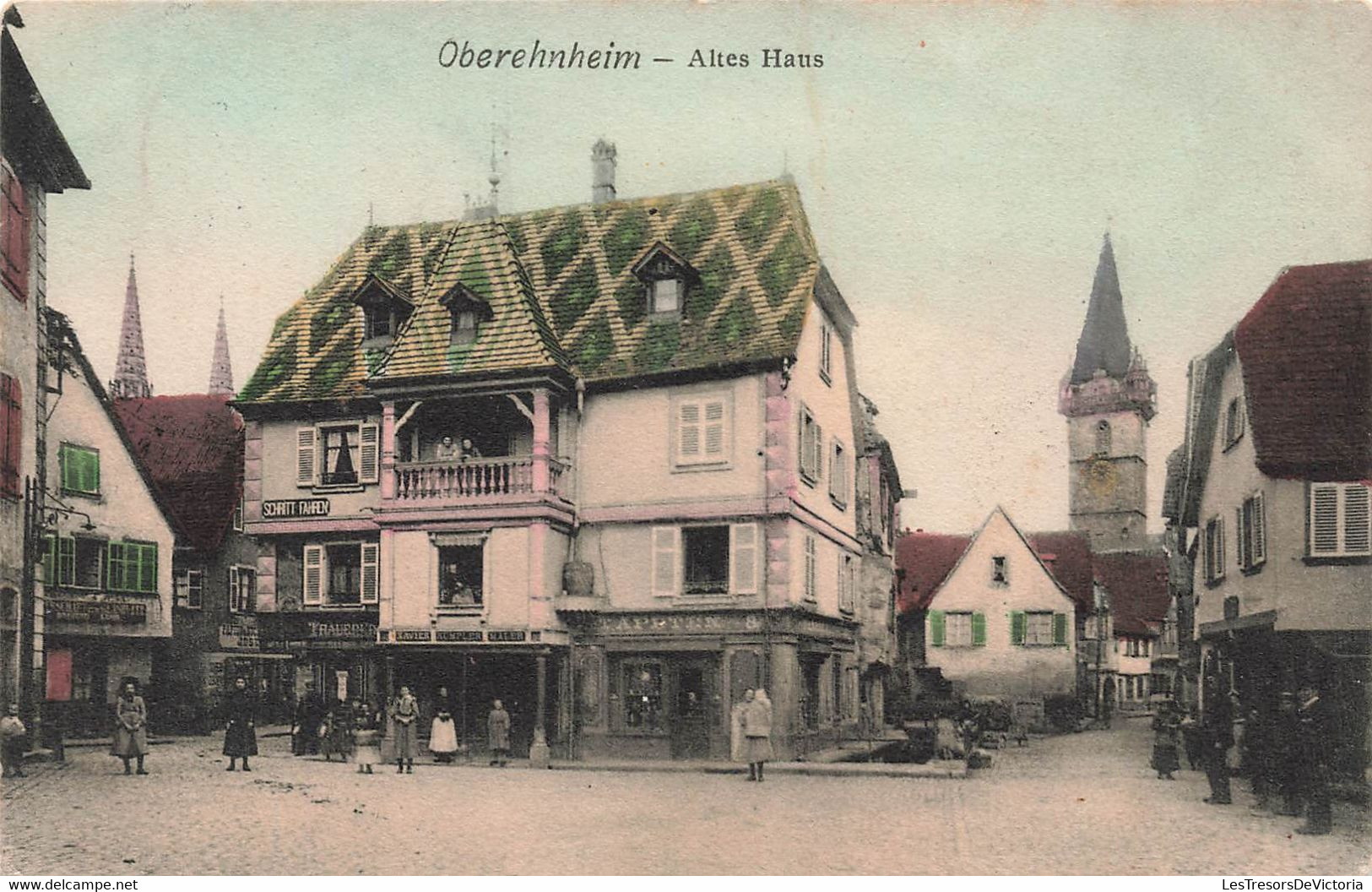 CPA Oberehnheim - Altes Haus - Animé Et Colorisé - - Obernai