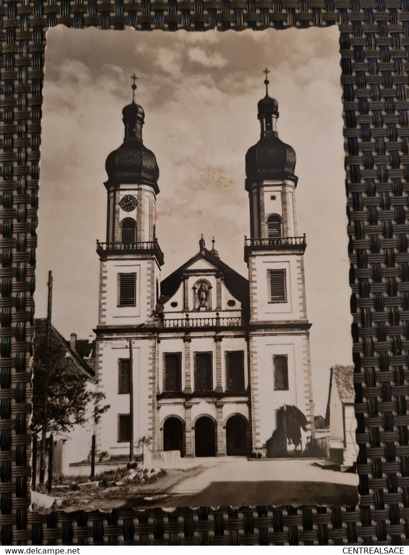 Carte EBERSMUNSTER Eglise Abbatiale La Façade Carte Photo - Ebersmunster