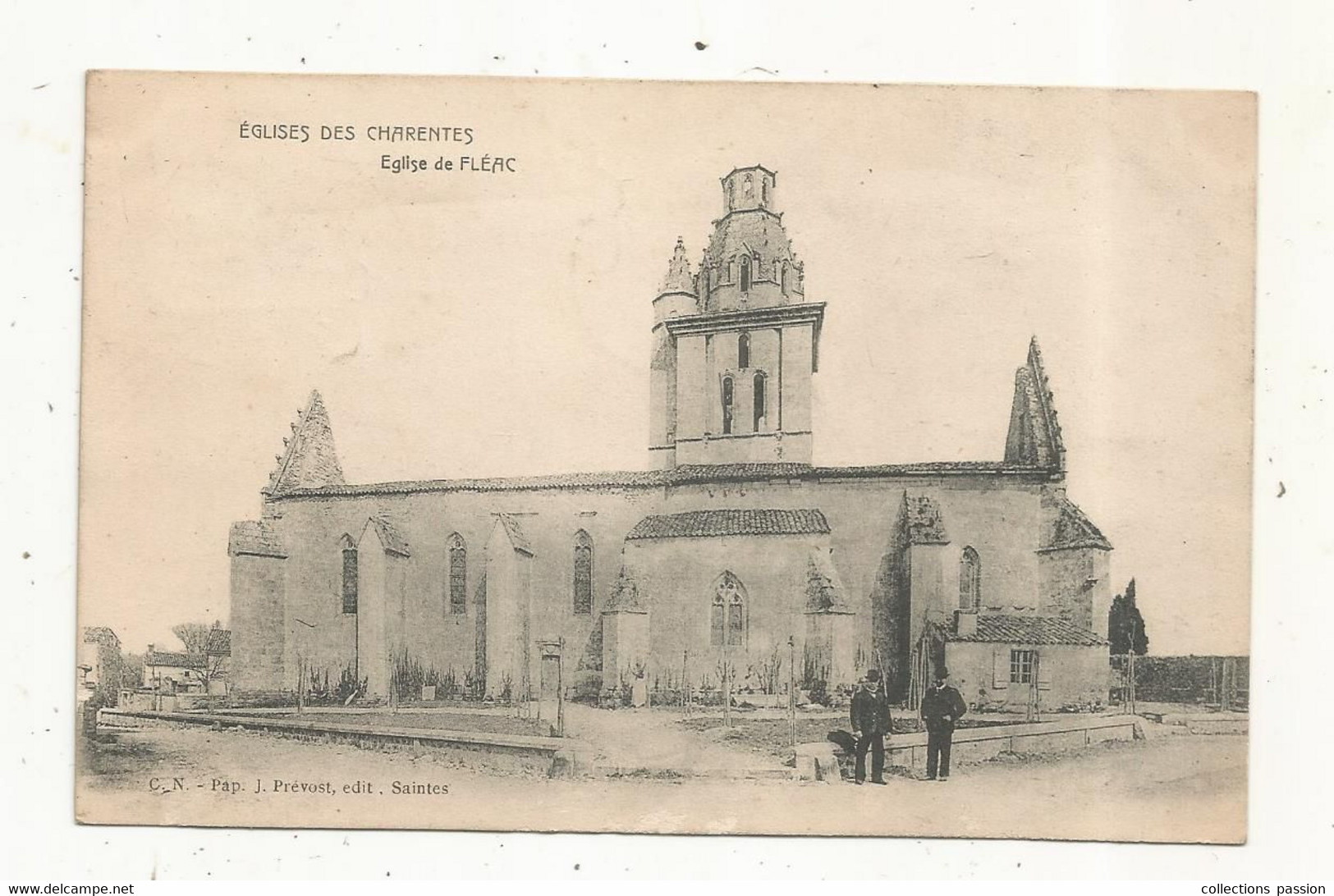 Cp, 16, église De FLEAC,  Voyagée 1906 - Other & Unclassified