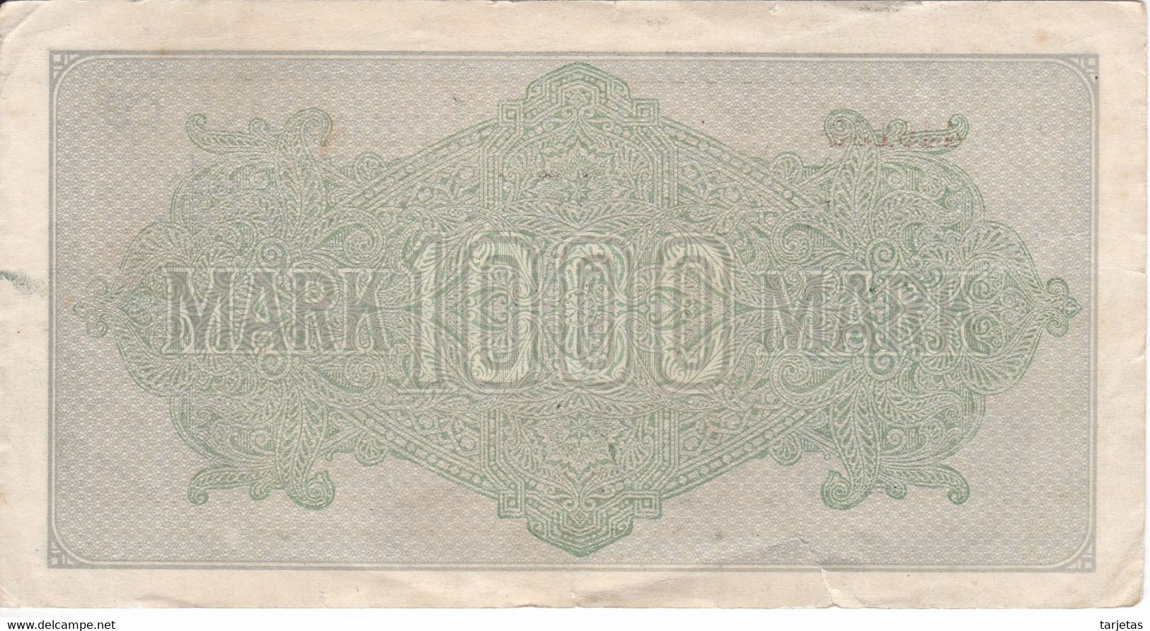 BILLETE DE ALEMANIA DE 1000 MARK DEL AÑO 1922 (BANKNOTE) - 1000 Mark