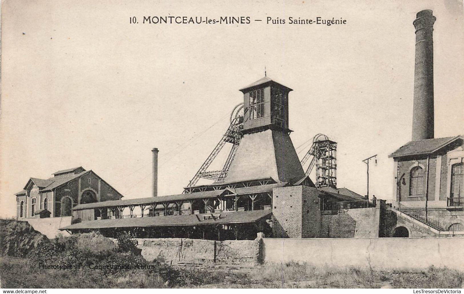 CPA Montceau Les Mines - Puits Sainte Eugenie - Industrie - Montceau Les Mines