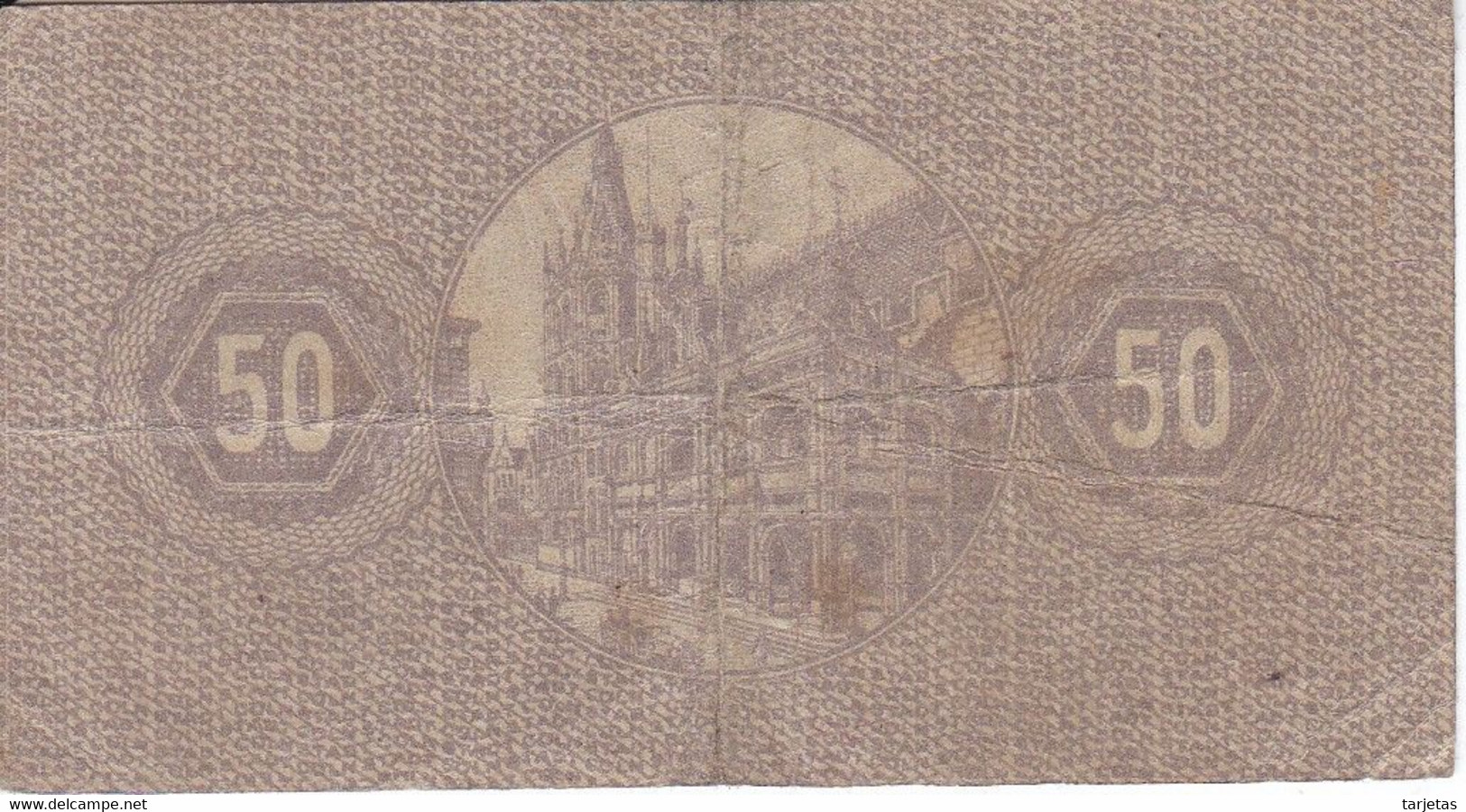 BILLETE DE ALEMANIA DE 50 PFENNIG DEL AÑO 1918  (BANKNOTE) - Other & Unclassified