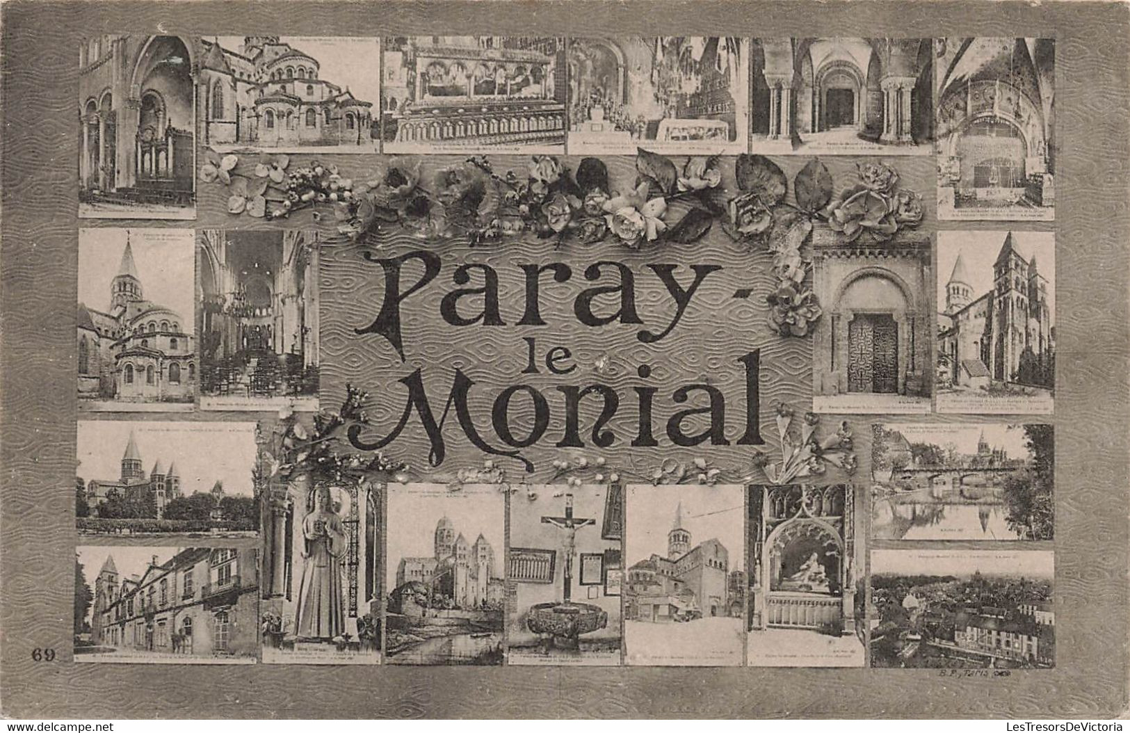 CPA Paray Le Monial - Carte Multivues - Paray Le Monial