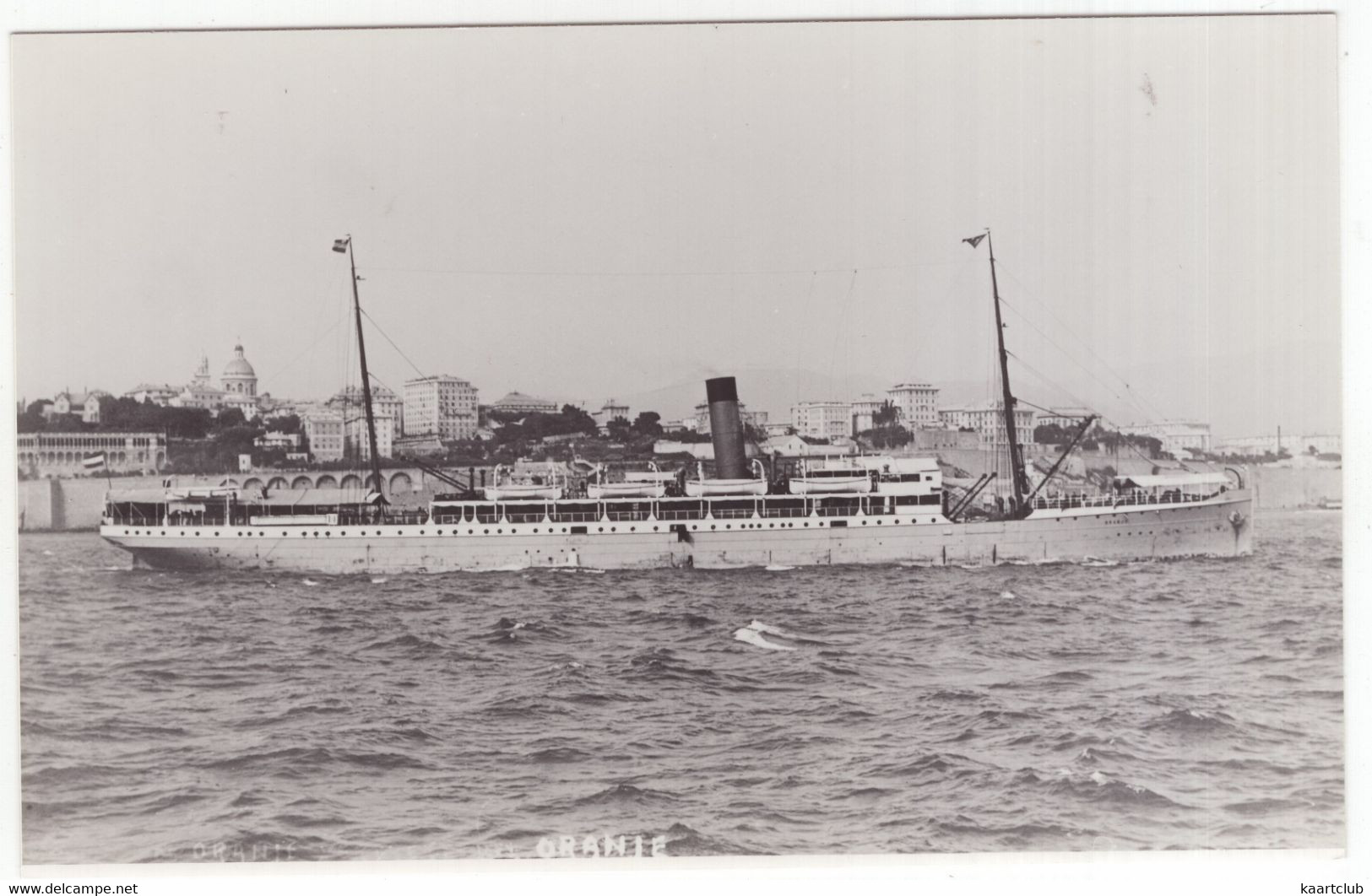 MS 'ORANJE' - NSM - Passenger Ship, Steamer - Boats