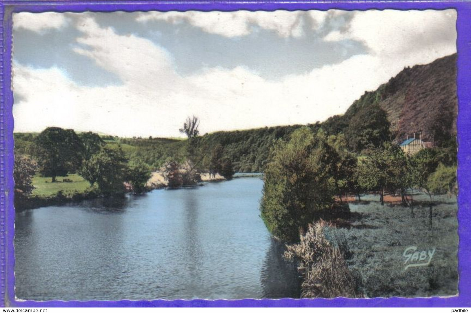 Carte Postale 14. Thury-Harcourt  Boucle De L'Orne Et La Roche à Bunel Très Beau Plan - Thury Harcourt