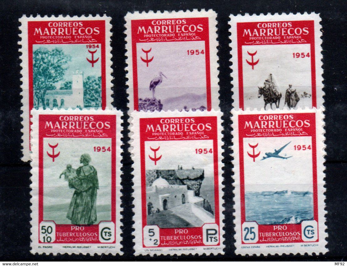 Marruecos Español Nº 394/99. Año 1950/51 - Marruecos Español