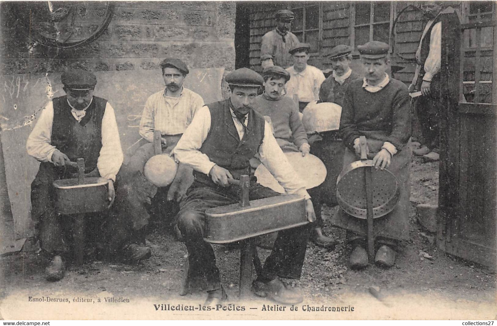 50-VILLEDIEU-LES-POËLES-  ATELIER DE CHAUDRONNERIE - Villedieu