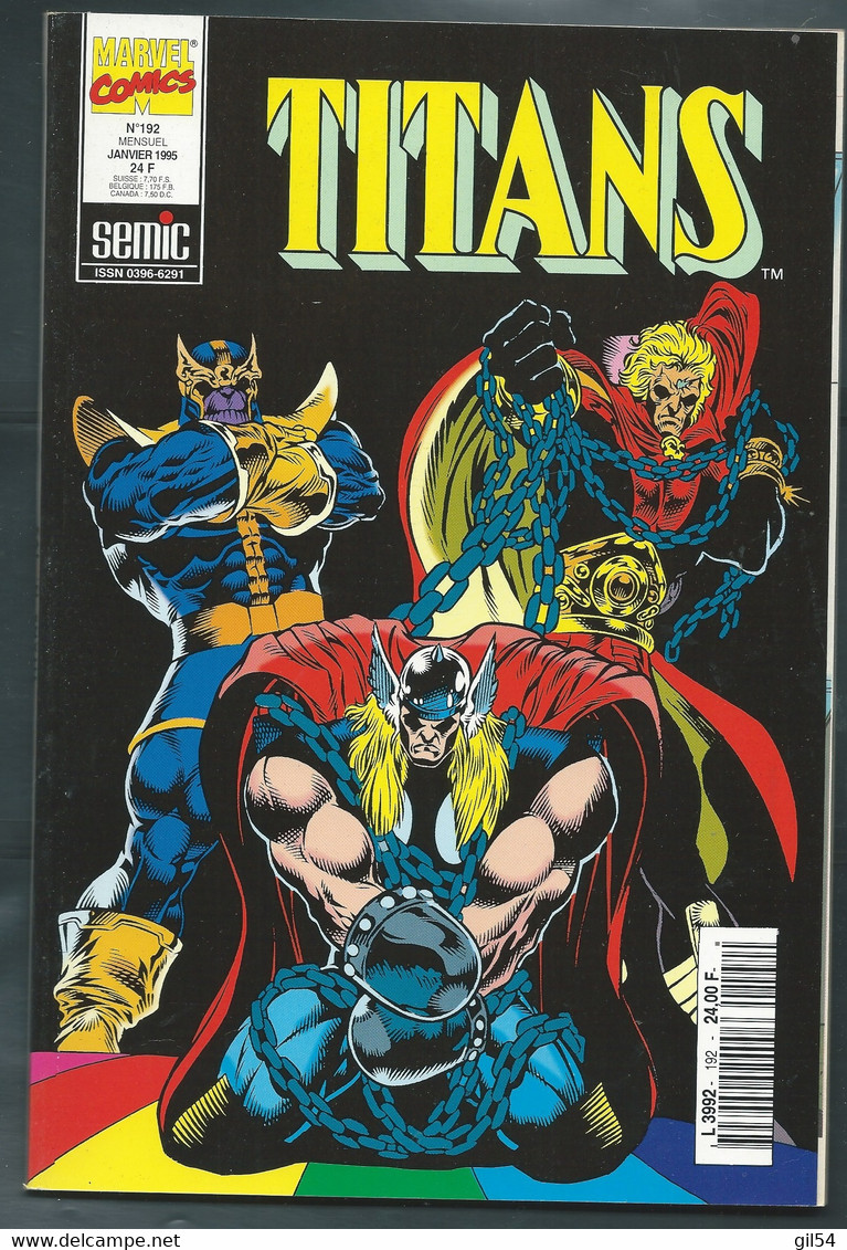 TITANS N° 192 - LUG    Janvier 1995 - Fau 14203 - Marvel France