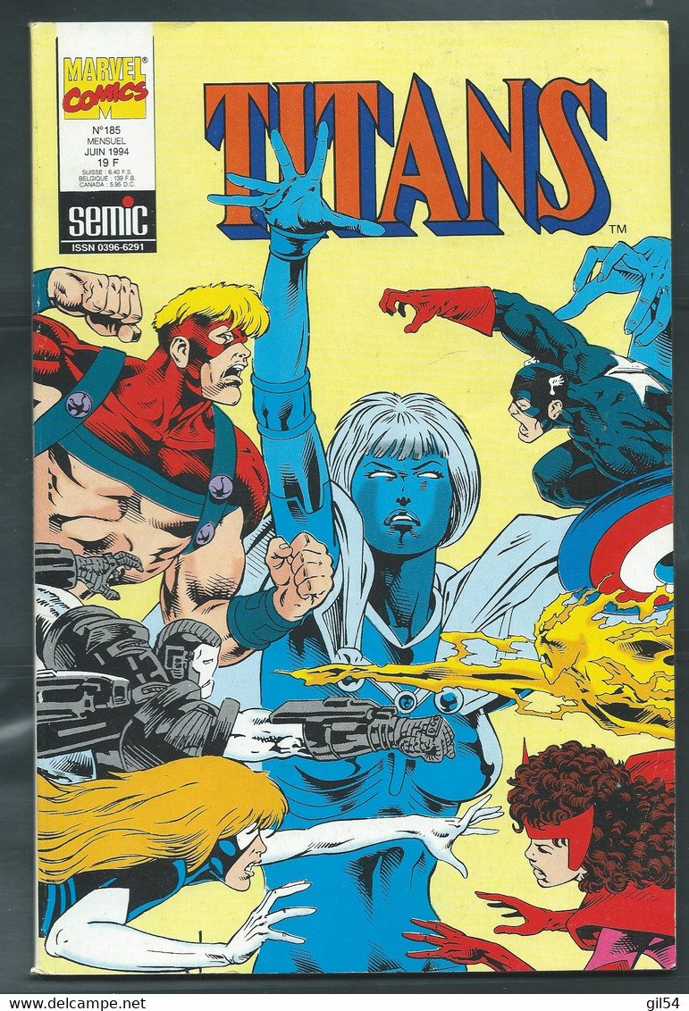 TITANS N° 185 - LUG     Juin 1994 - Fau 14206 - Marvel France