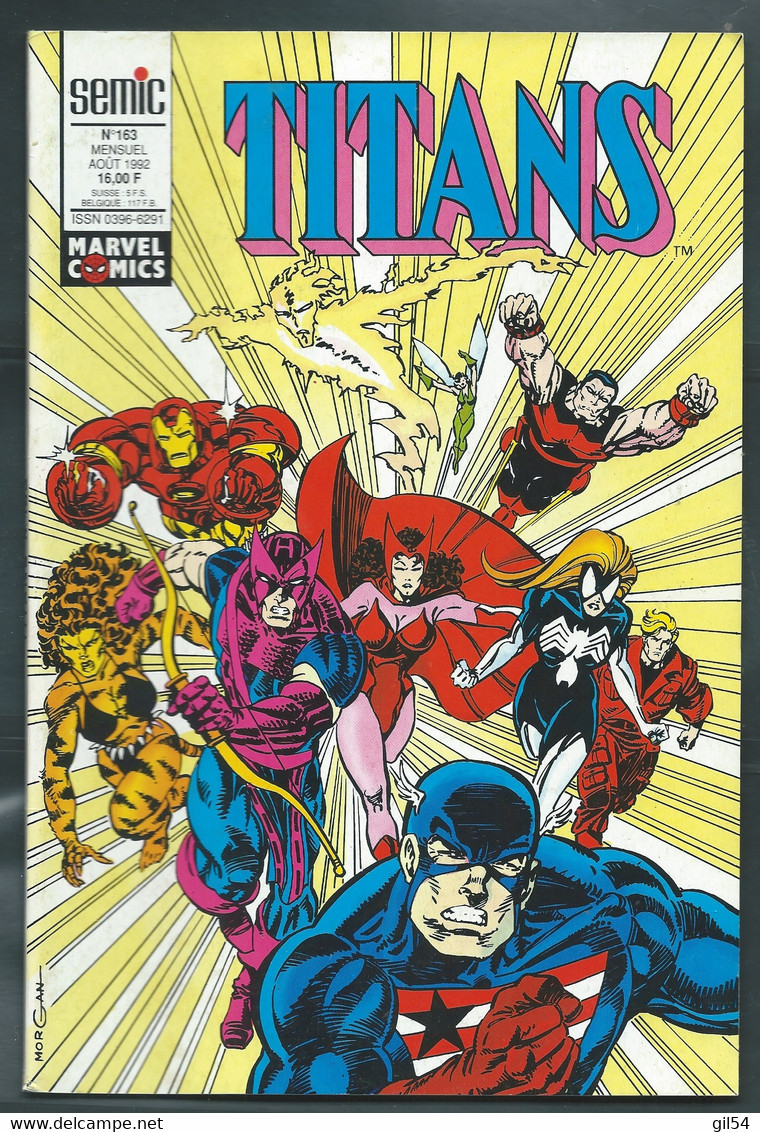 TITANS N° 163 - LUG AOUT  1992- Fau 14302 - Marvel France