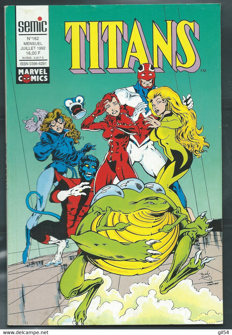 TITANS N° 162 - LUG JUILLET  1992- Fau 14303 - Marvel France