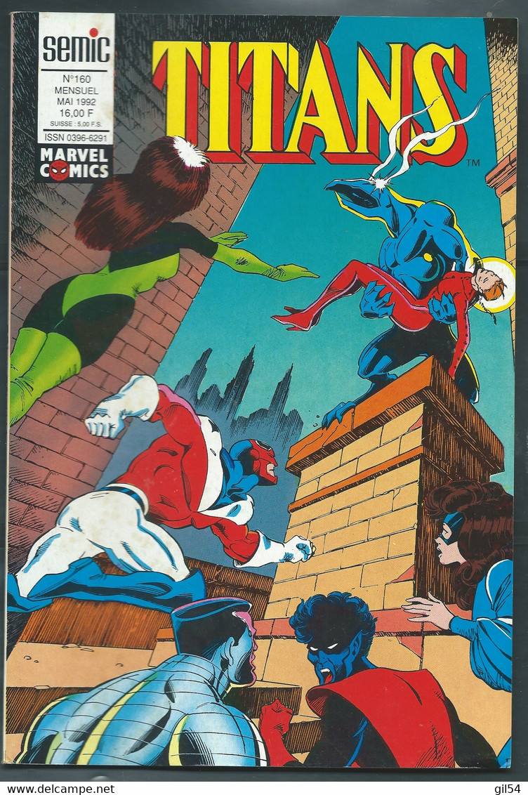 TITANS N° 160 - LUG    MAI  1992- Fau 14304 - Marvel France