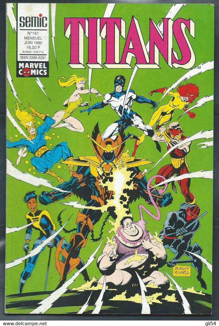 TITANS N° 161 - LUG    JUIN  1992- Fau 14305 - Marvel France