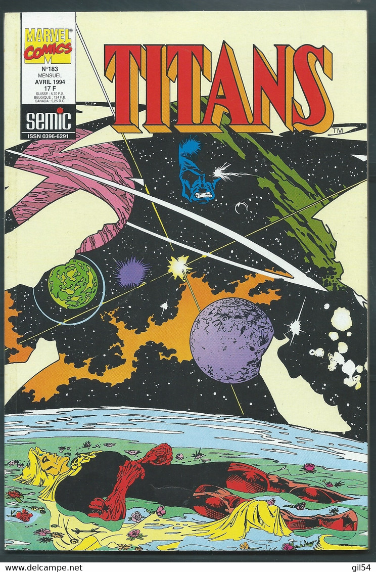 TITANS N° 183 - LUG    AVRIL 1994- Fau 14306 - Marvel France