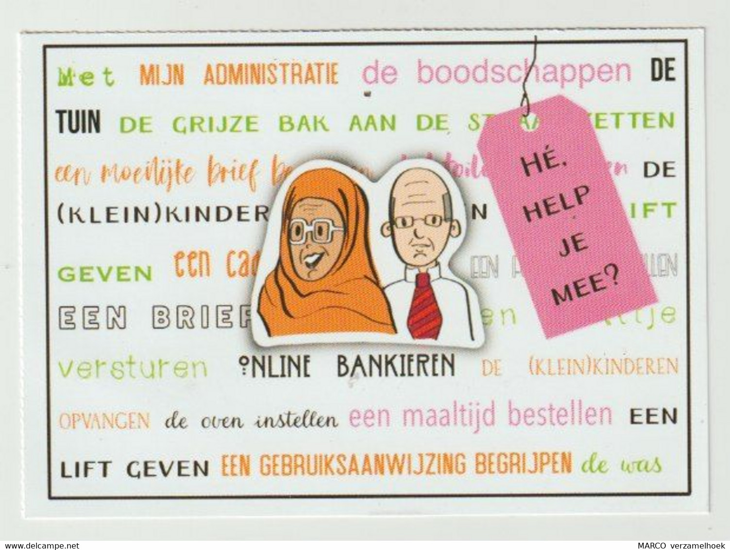 Postcard - Ansichtkaart: Aandacht Voor Ouderen Gemeente Helmond (NL) - Helmond