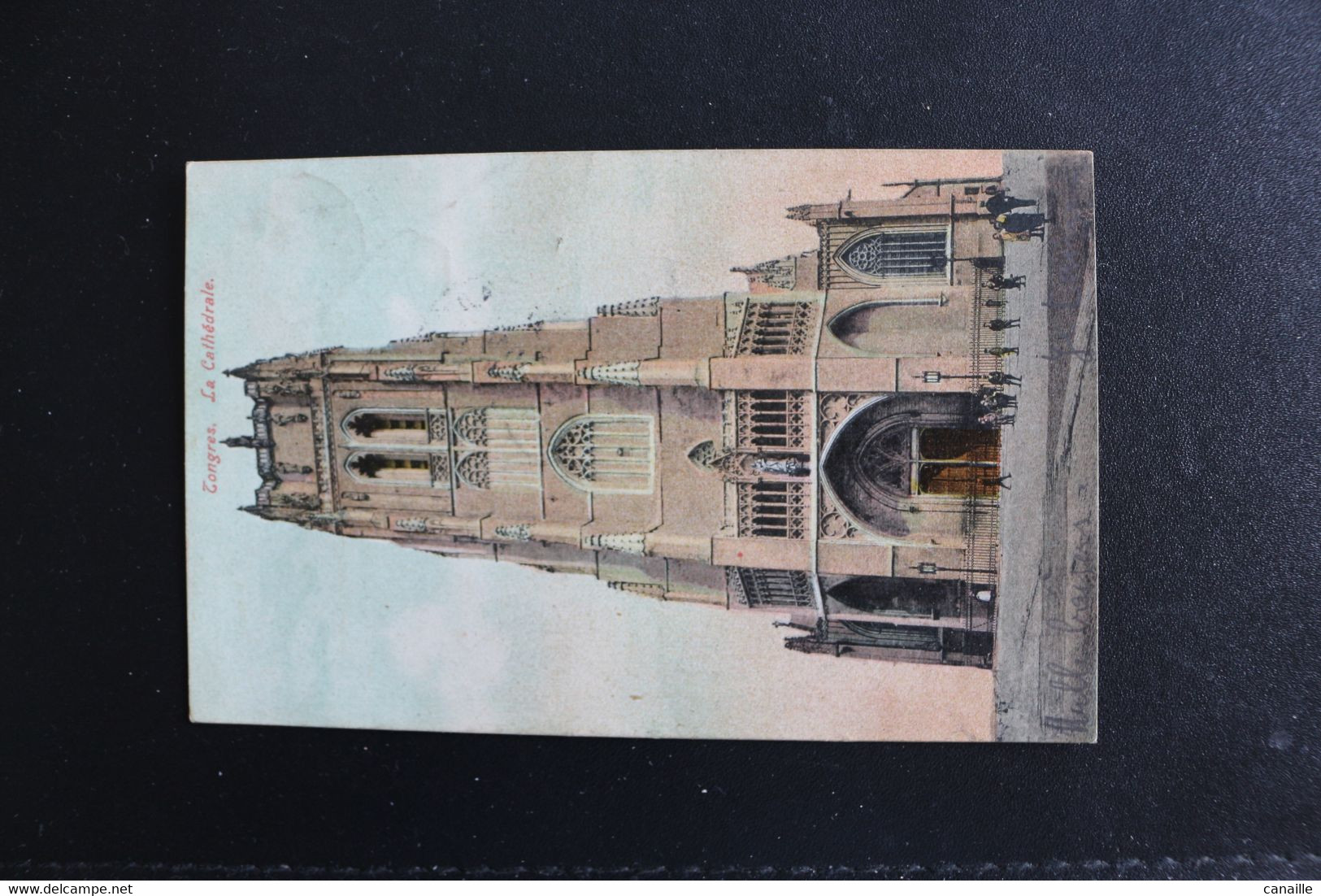 P-B.51/ Lot 4 - Tongres,Eglise Du Béguinage 1911-L'Hotêl De Ville Couleur 1908-Statue D'Ambiorix 1908-La Cathédrale1908 - Tongeren