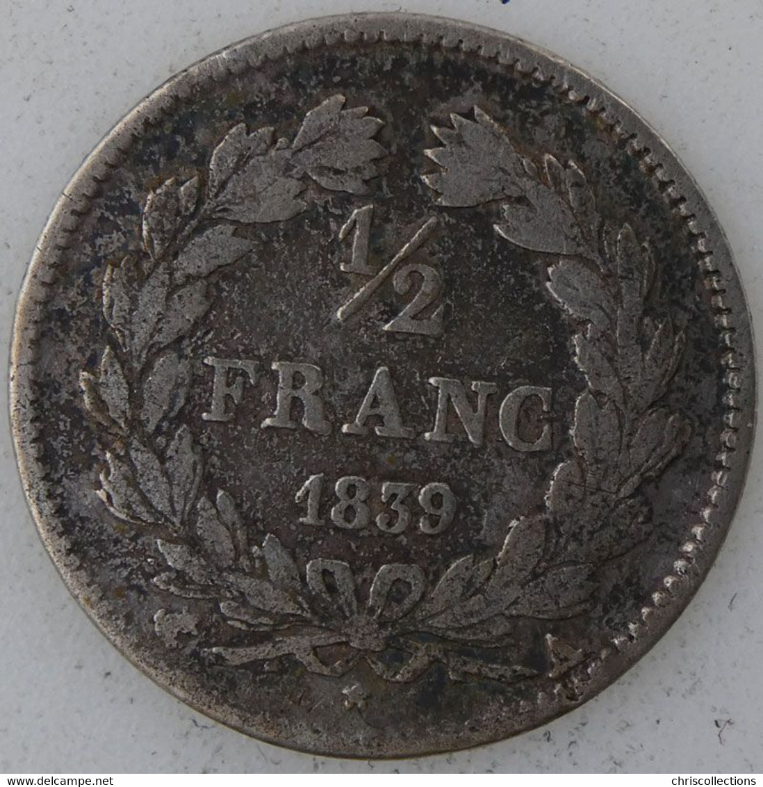 FRANCE - LOUIS PHILIPPE I - 1/2 Franc 1839A - TB - Gad. : 408 - 1/2 Franc