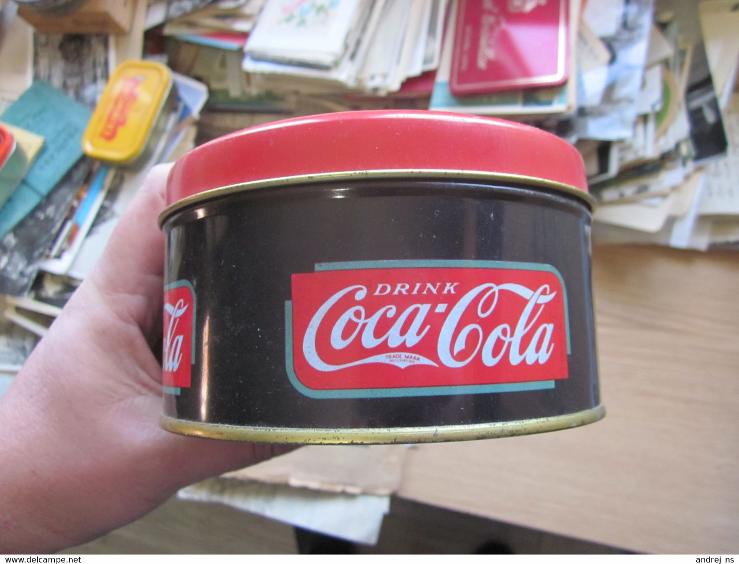 Old Tin Box Coca Cola Drinks - Otros & Sin Clasificación