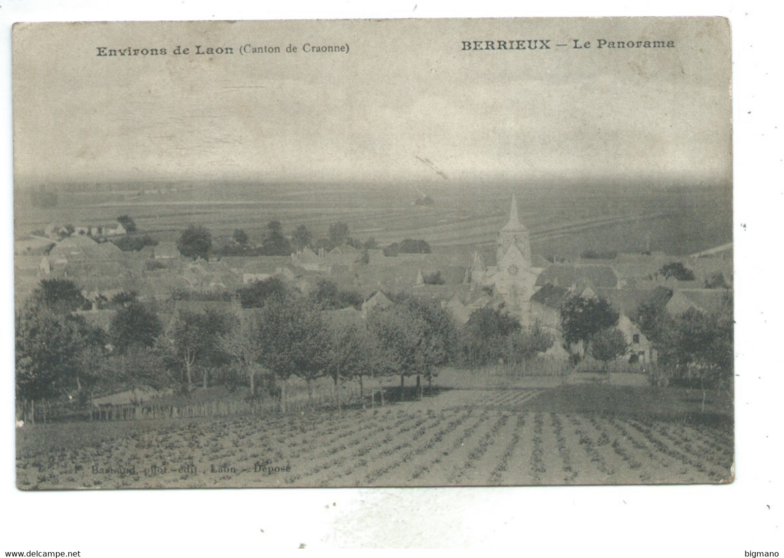 02 BERRIEUX Environs De Laon Canton De Craonne Le Panorama - Craonne