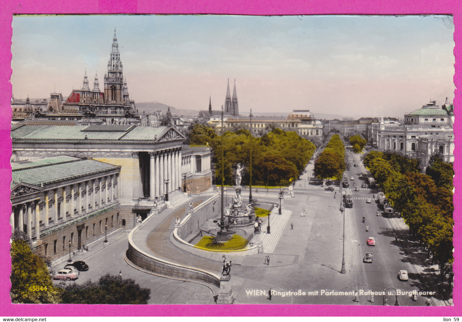 280947 / Austria Wien Vienna - Ringstrasse Mit Parlament Rathaus Und. Burgtheater PC 45844 PAG Österreich Autriche - Ringstrasse