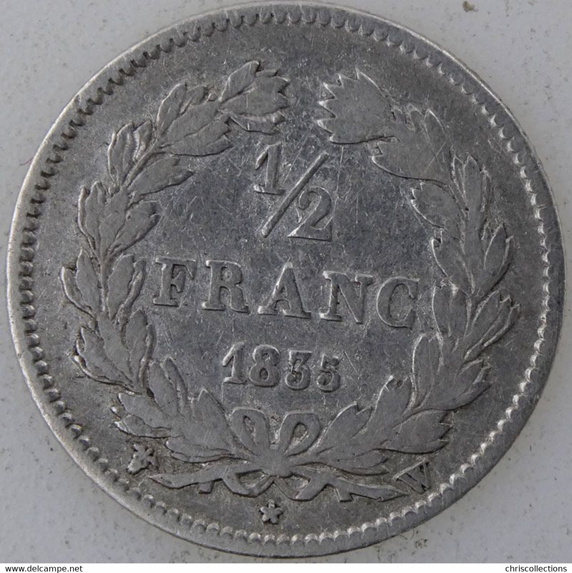 FRANCE - LOUIS PHILIPPE I - 1/2 Franc 1835W - TB - Gad. : 408 - 1/2 Franc