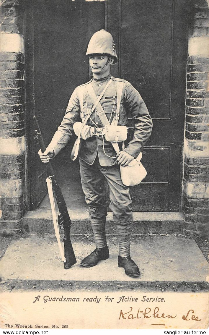 CPA ANGLETERRE A GUARDSMAN READY FOR ACTIVE SERVICE - Autres & Non Classés