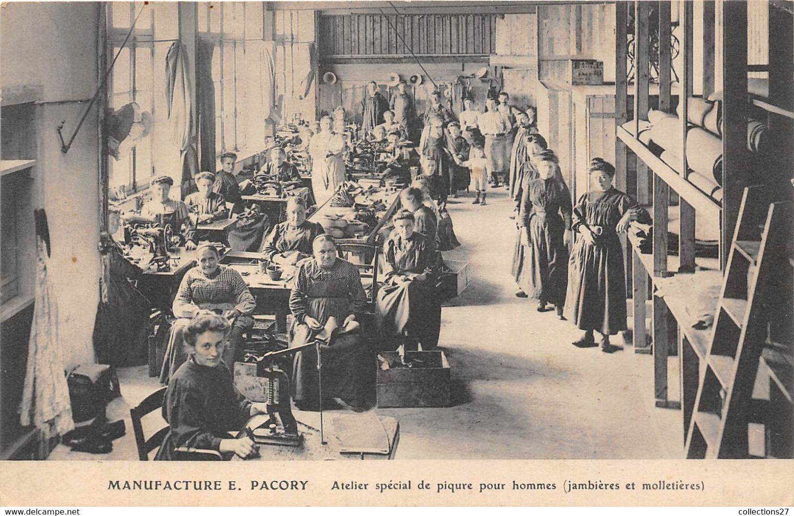 35-FOUGERES- MANUFACTURE E PACORY- ATELIER SPECIAL DE PIQURE POUR HOMME JAMBIERES ET MOLLETIERES - Fougeres