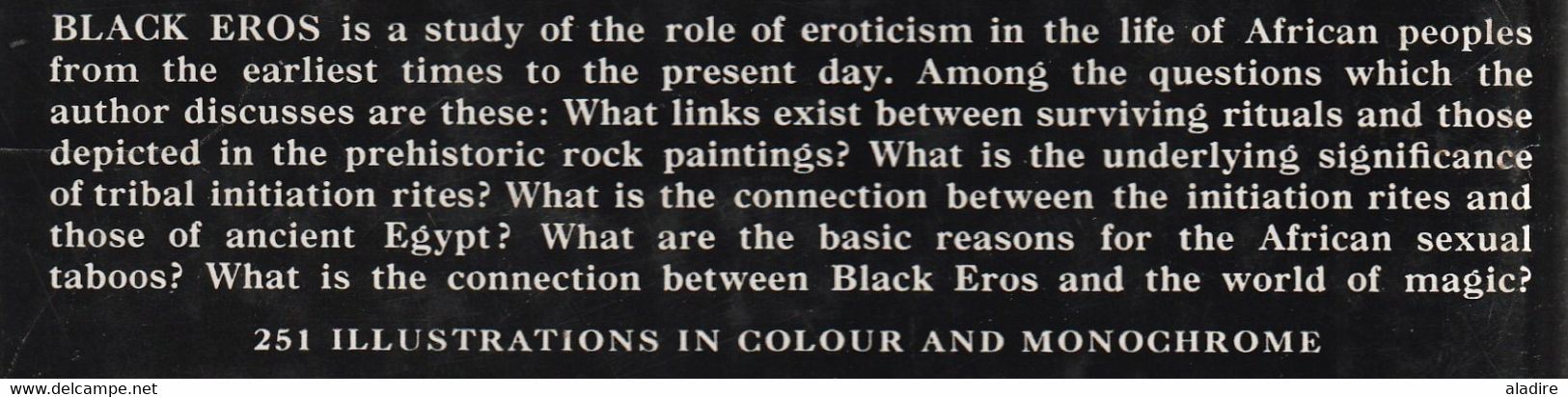 BORIS De RACHEWILTZ - Black Eros, The Sexual Customs Of Africa - Allen & Unwin - London 1969 - Sociologia