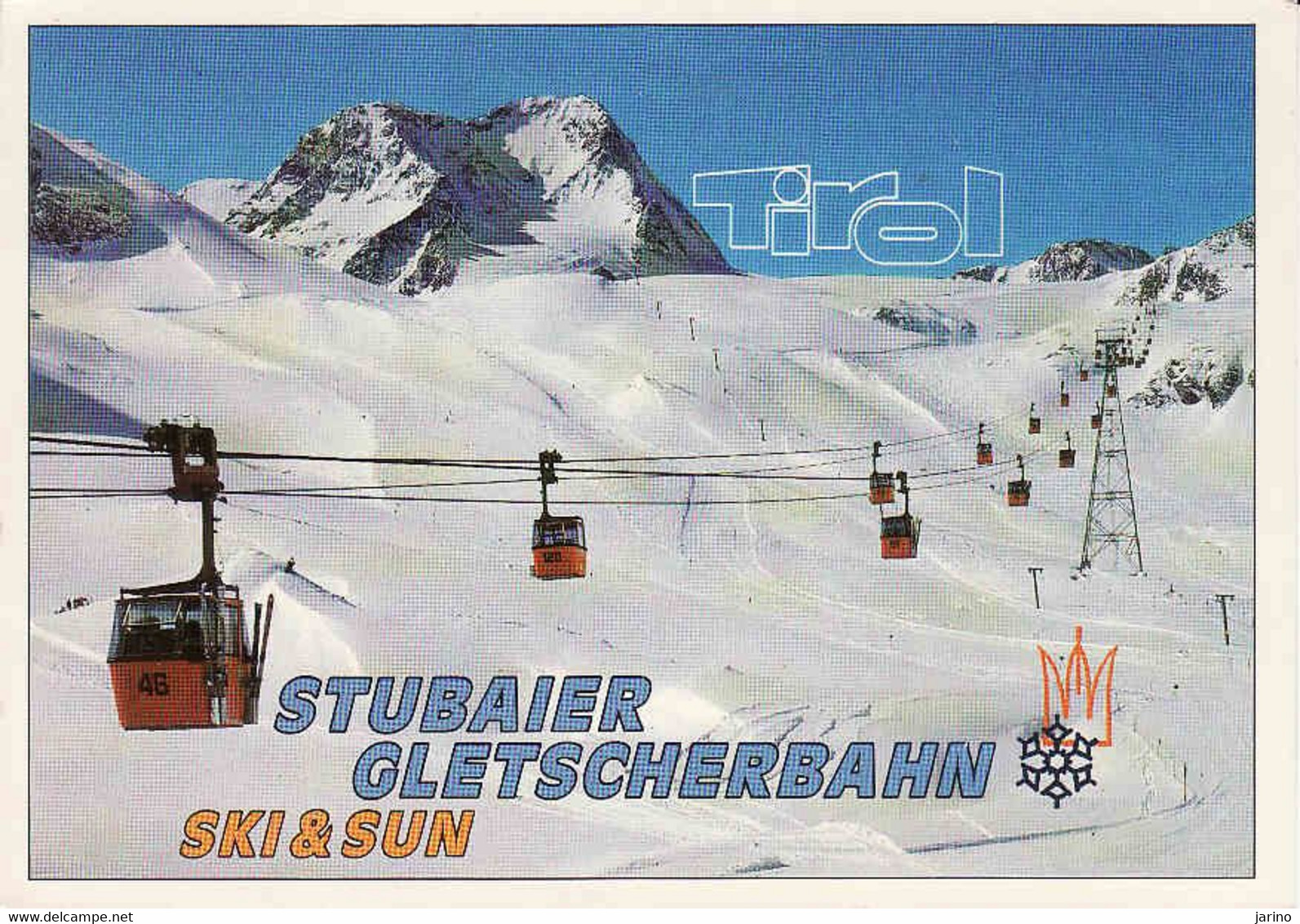 Austria > Tirol, Neustift Im Stubaital, Stubaier Glattscherbahn, Used 1985 - Neustift Im Stubaital