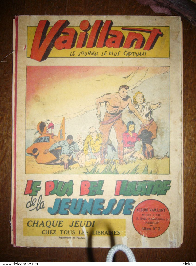 Très important lot des premiers numéros (années 1945 à 1950) de la revue Vaillant "Le journal le plus captivant"