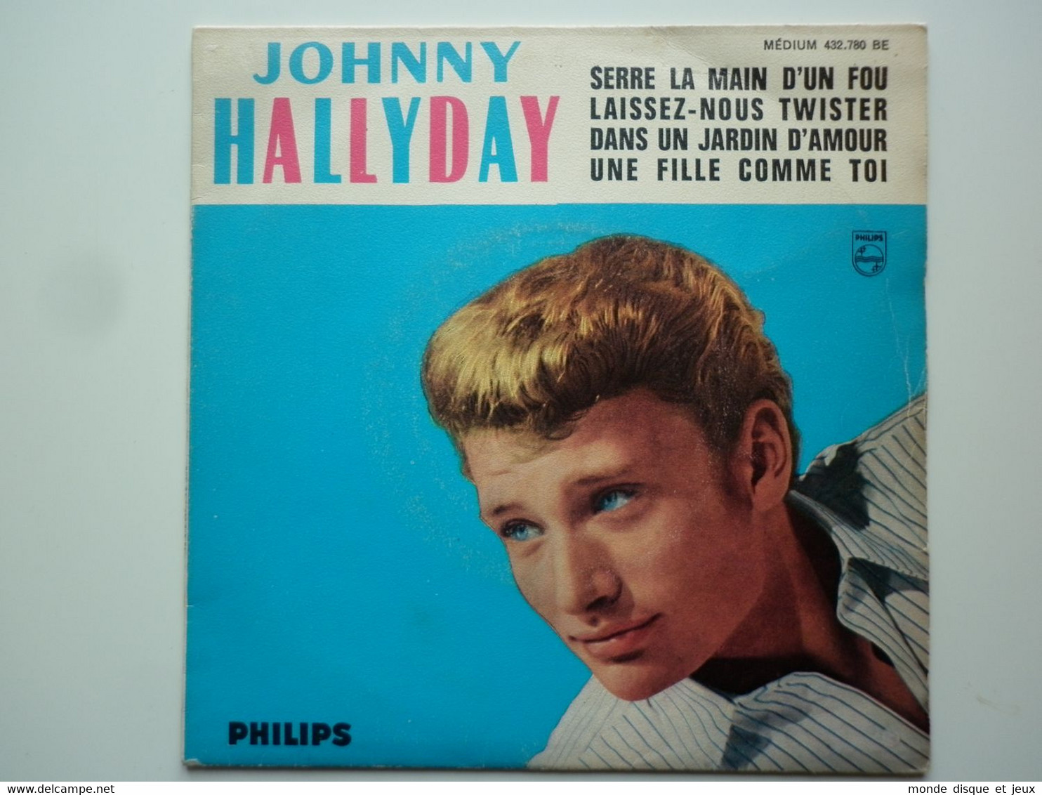 Johnny Hallyday 45Tours EP Vinyle Serre La Main D'un Fou Papier Mint Imp S.P.P. Paris - 45 T - Maxi-Single