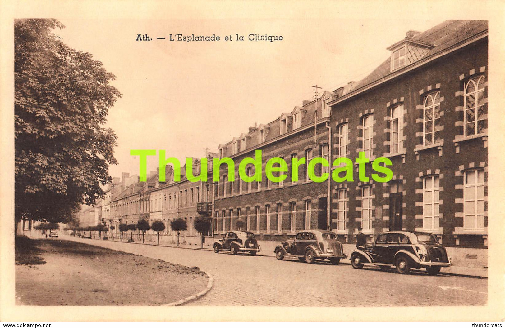 CPA ATH L'ESPLANADE ET LA CLINIQUE - Ath