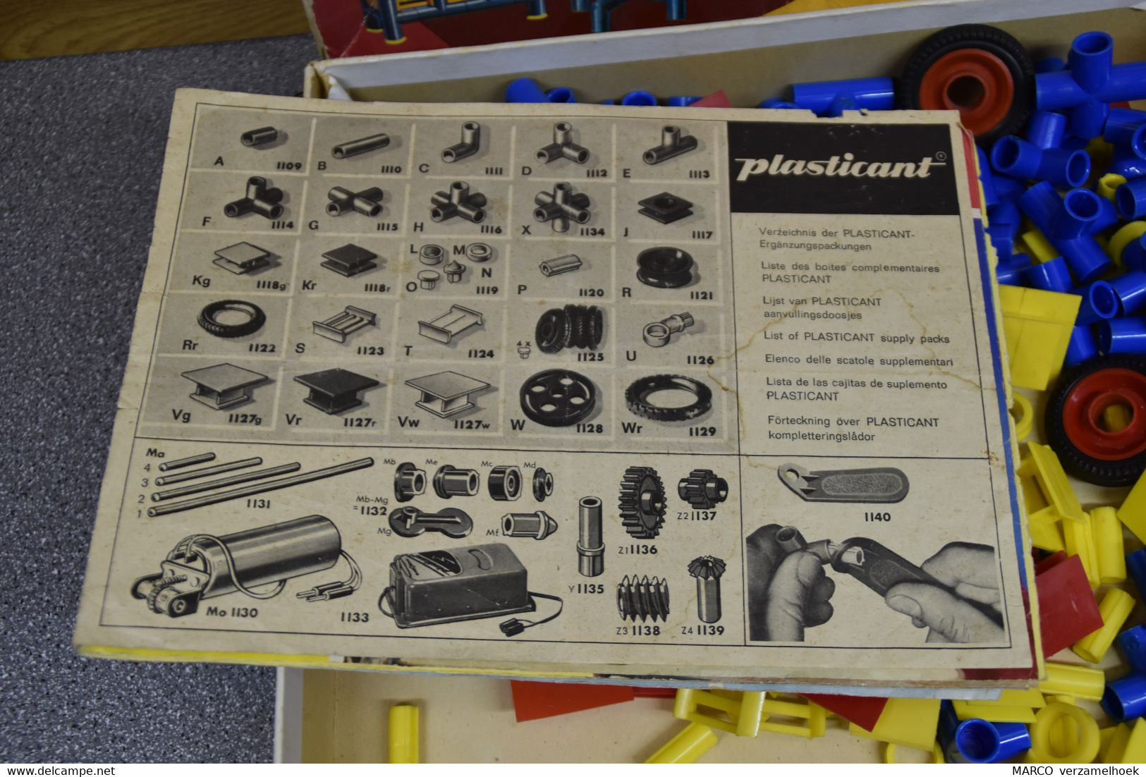 Plasticant Constructie Nr. 2 Bouwdoos 1960-1969 - Altri & Non Classificati