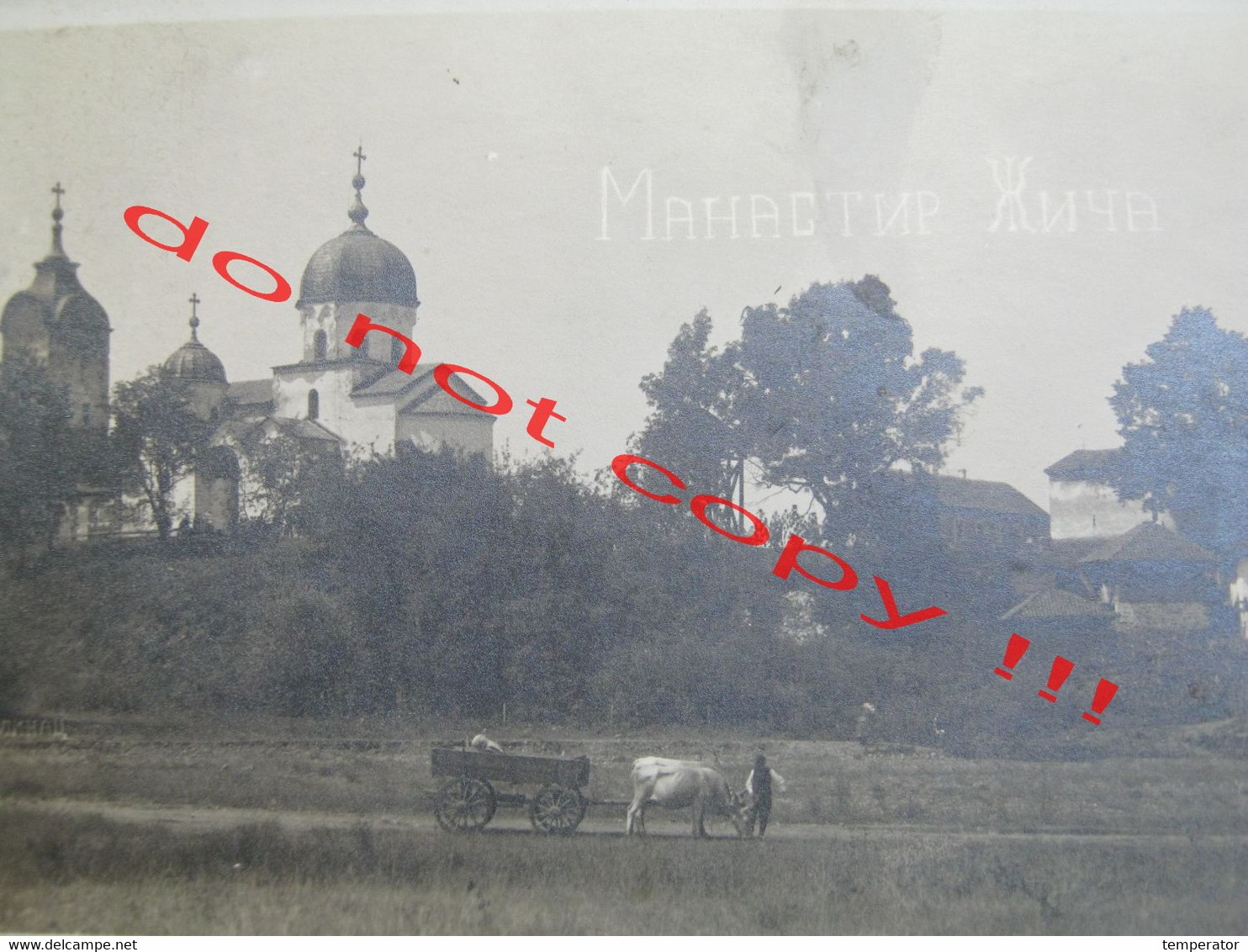 Serbia / Manastir Žiča ( 1923 ) / Real Photo - Foto: Dinčić S. Jakovljevića " Berlinca " Kraljevo - Serbien