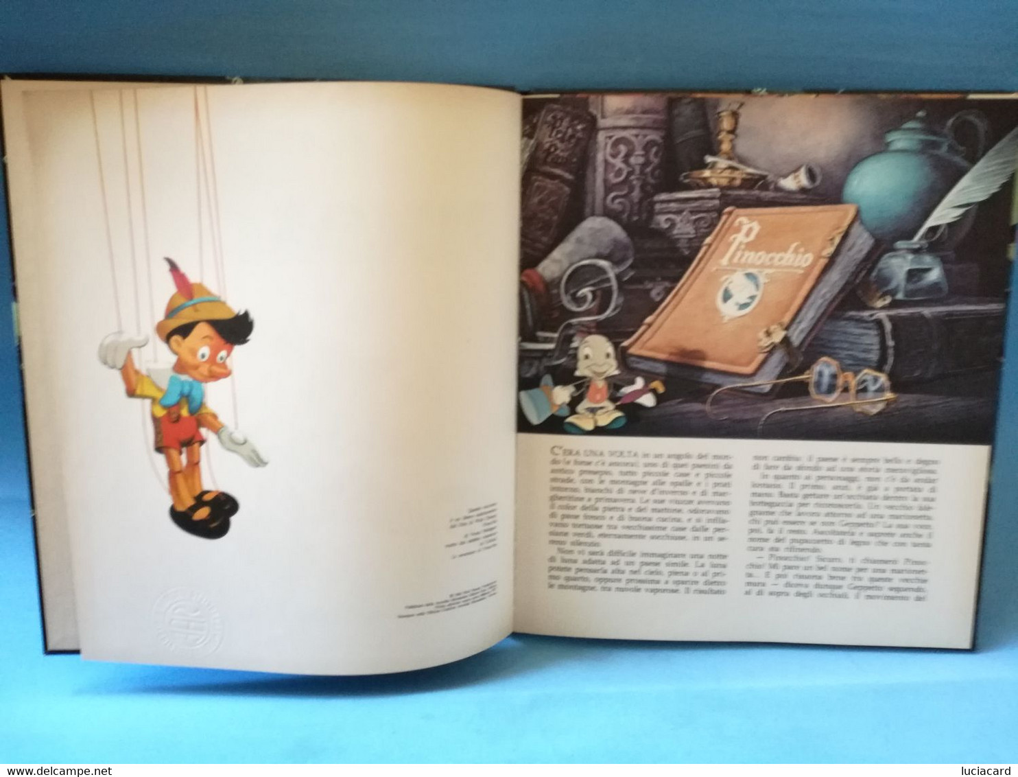 PINOCCHIO DAL FILM WALT DISNEY -MONDADORI 1978 ILLUSTRATO 1° EDIZIONE - Bambini E Ragazzi