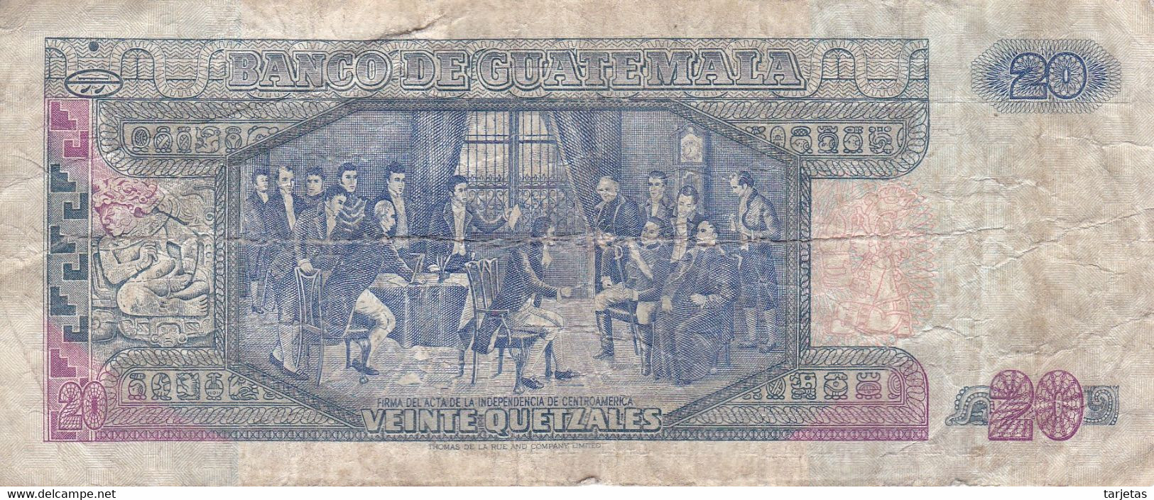 BILLETE DE GUATEMALA DE 20 QUETZALES DEL 17 DE JUNIO 1999 (BANK NOTE) - Guatemala