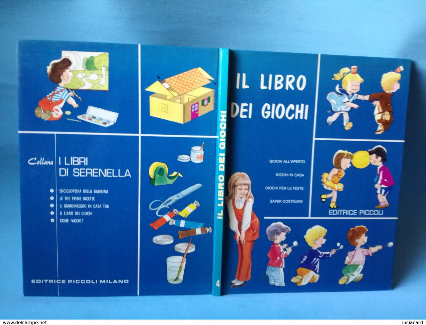 IL LIBRO DEI GIOCHI -ILLUSTRATO EDITRICE PICCOLI - Enfants Et Adolescents