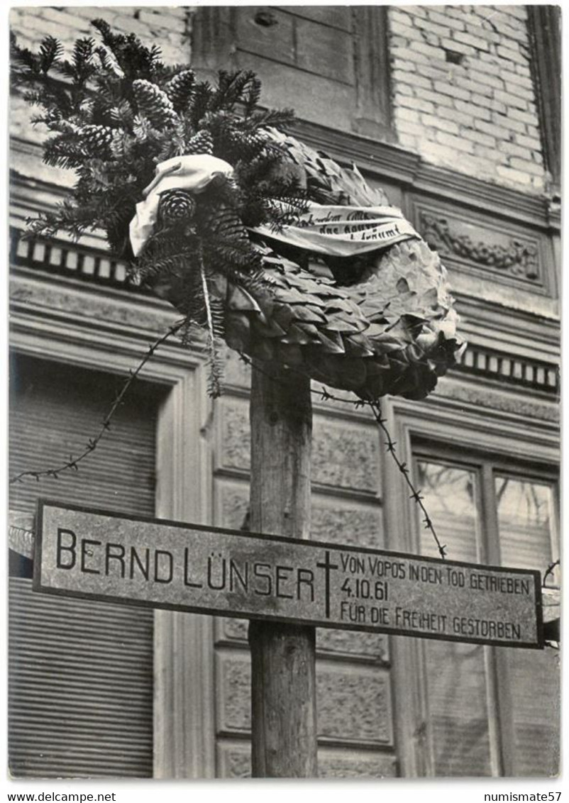 CPSM BERLIN - Bernauer Strasse - Muro Di Berlino