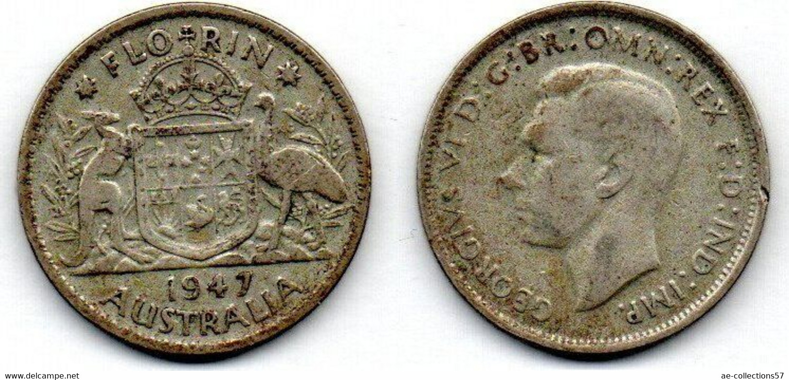 Australie - Australia - Australien 1 Florin 1947 TB - Victoria