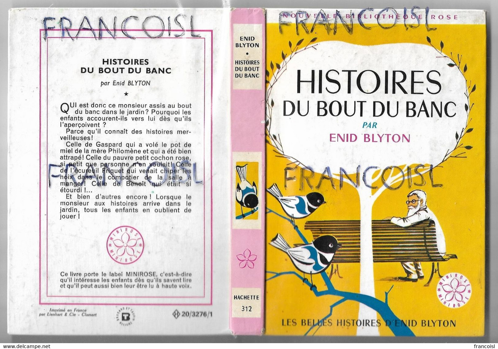 Histoires Du Bout Du Banc. Enid Blyton. Bibliothèque Rose - Bibliotheque Rose