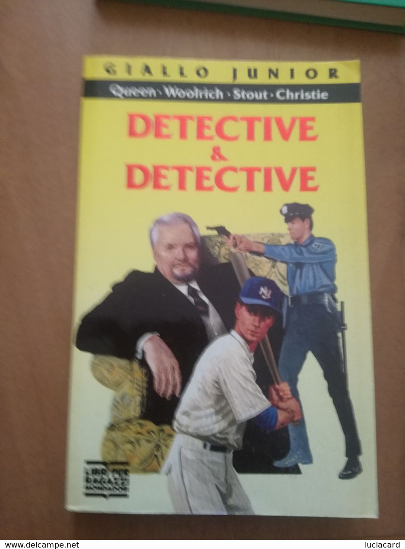 GIALLO JUNIOR -DETECTIVE & DETECTIVE -QUEEN -WOOLRICH -STOUT -CHRISTIE -MONDADORI - Niños Y Adolescentes