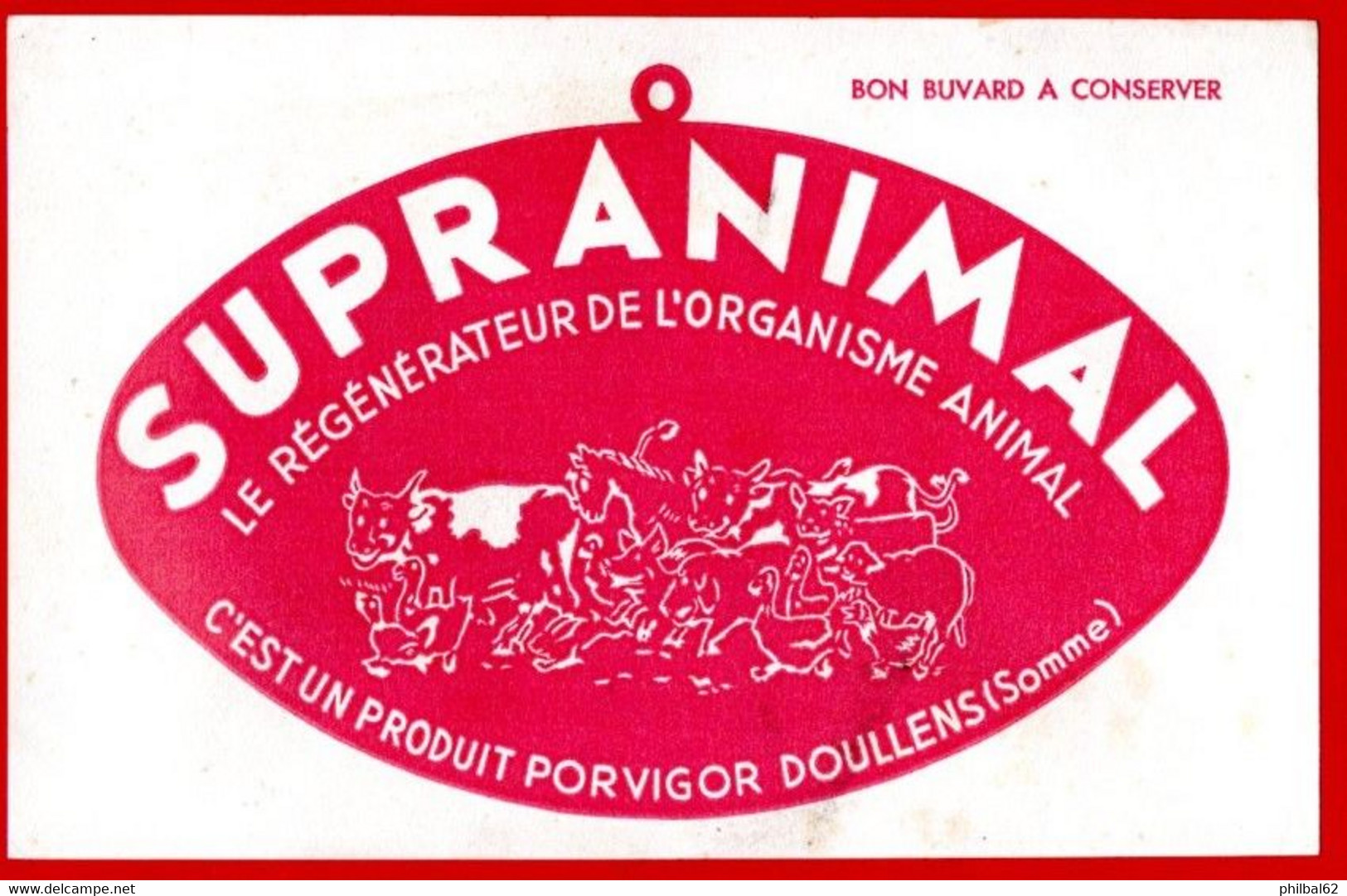 Buvard Supranimal, Régénérateur De L'organisme Animal. - B