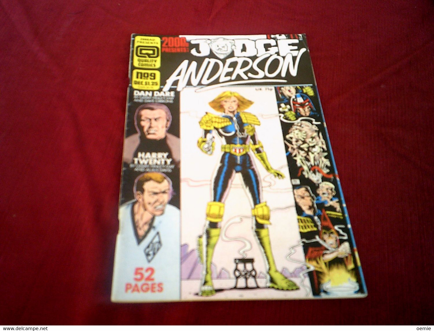 JUDGE ANDERSON  N° 9    1986 - Autres Éditeurs